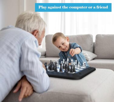 Електронна шахівниця P6 Smart Chess Board з LED, магнітне шахове комп'ютерне поле для дітей і дорослих