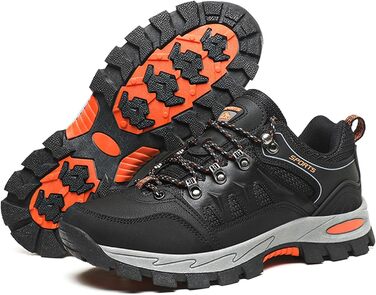 Черевики для трекінгу та хайкінгу, туристичні черевики, спортивні черевики для чоловіків та жінок (35.5 EU, чорний)
