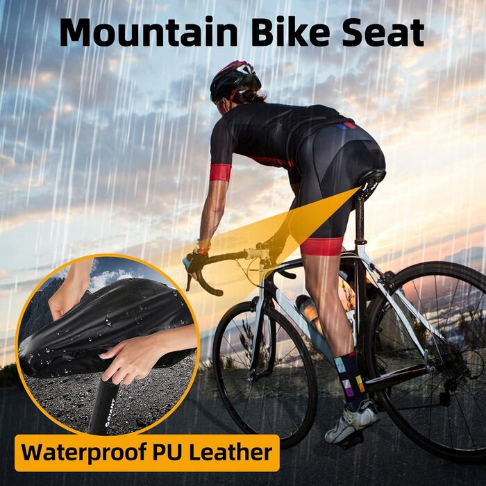 Зручний чоловічий велосипедний сідло з гелевою накладкою, ергономічне спортивне сідло для гірських велосипедів, підходить для чоловіків та жінок
