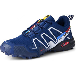 AGYE Велосипедні шкарпетки для чоловіків, неслизькі велотуфлі для шосе, гірського велосипеда, MTB, плоскі, спортивні, розмір 41 EU, блакитні