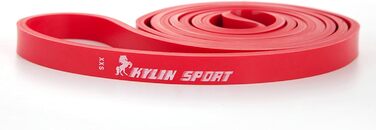 Еластичні фітнес-стрічки KYLIN SPORT для тренувань, йоги, пілатесу, підтягувань, кросфіту, силових вправ, набір 3 шт (червона, чорна, фіолетова)