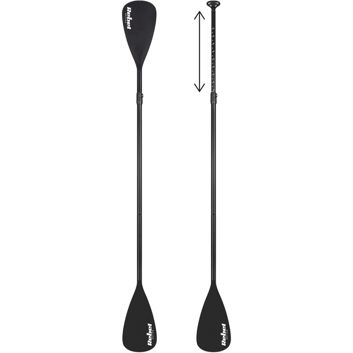 SUP дошка Rebel Electro Brett 350 см з насосом, веслом та рюкзаком (RBA-4501-BL) - надувна, Drop-Stitch