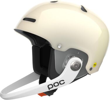 Гірськолижний шолом POC Artic SL MIPS з підборіддям, білий, XS-S (51-54 см), максимальний захист і комфорт