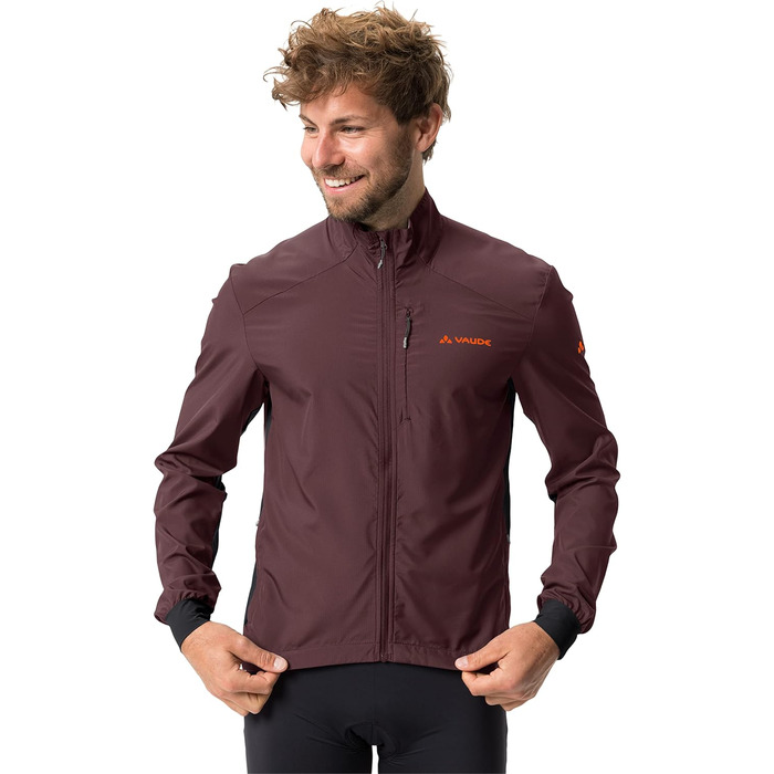 Чоловіча велосипедна куртка VAUDE Kuro Air, помаранкова (dark oak), розмір S
