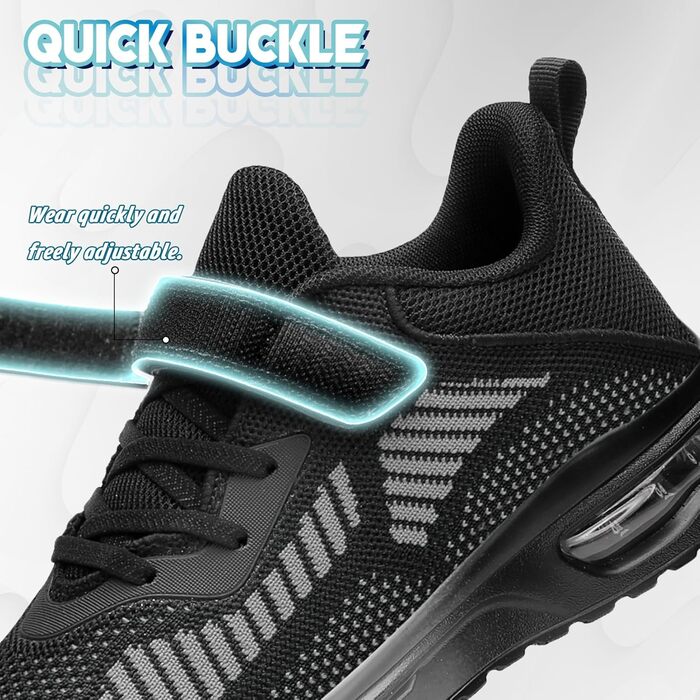 Дитячі кросівки ASHION для хлопчиків та дівчаток: м'які, гнучкі, стабільні, для фітнесу та занять у залі, розмір 35 EU, чорно-сірий