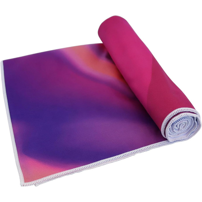Рушник для йоги Hot Yoga від Yoga Design Lab | Мікрофібра, швидковисихаючий, екологічний, для гарячої йоги, спорту, подорожей (Celestial) (Rose)