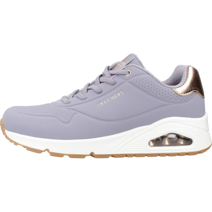 Кросівки жіночі Skechers UNO Shimmer Away фіолетові, 42 EU - оригінальні кежуал снікери