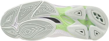 Волейбольне взуття Mizuno Wave Lightning Z7 (жіноче) 44.5 EU, білий та зелений кольори