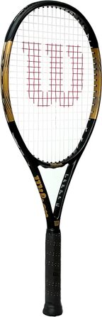 Тенісна ракетка Wilson Serena Elite 103 для дорослих, чорна/золота, розмір ручки 3 (4 3/8 дюйма)