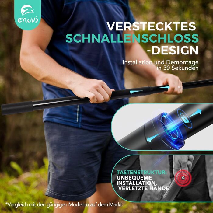 Набір для бадмінтону EasyGo: 4 ракетки, сітка, 4 волани, сумка для зберігання