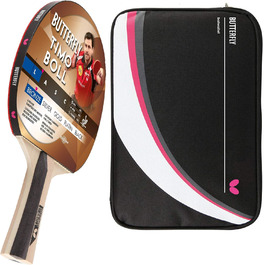 Настільний тенісний ракетка Butterfly Timo Boll Bronze для амбітних гравців, ITTF сертифікат, Addoy накладка, дерев'яна ручка, кейс у комплекті