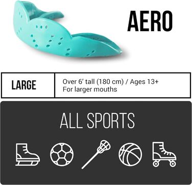 Капа захисна SISU Aero Large для дорослих, біла