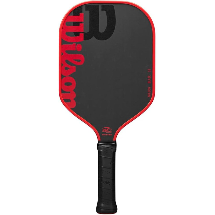 Падл для піклболу WILSON Blaze Series, 6,4 см, чорний/червоний
