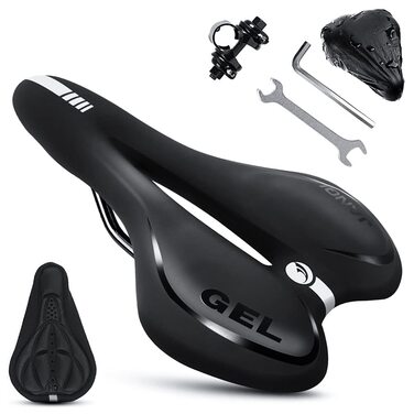 Велосипедне сідло Cube для чоловіків та жінок: комфортне, ергономічне, з гелевою вставкою, для MTB, BMX, шосе, електровелосипеда та ін.