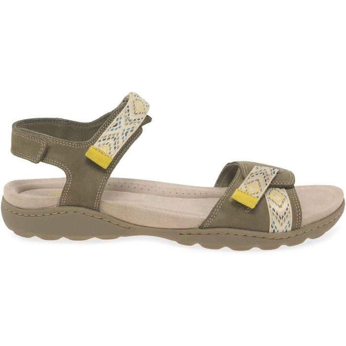 Sandali sportivi Clarks Amanda Sprint da donna (38 EU, velluto verde oliva)