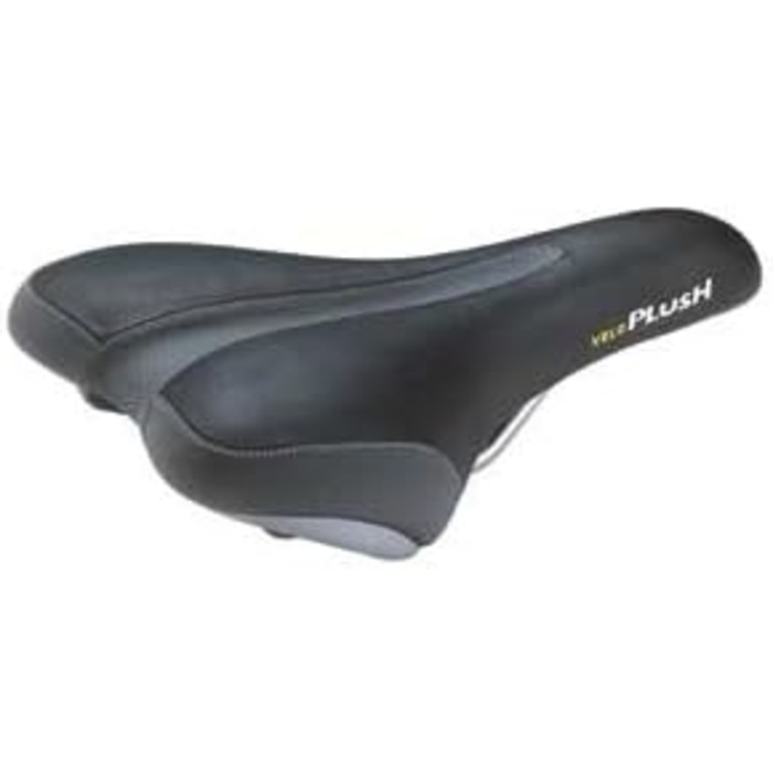 Сідло велосипедне Velo Plush Foam Sportsattel чоловіче чорне для гірського велосипеда 2020