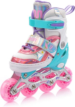 Дитячі ролики M Lunar з LED підсвіткою - регульовані, зручні, для перших спроб катання
