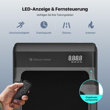 Walking Pad Mobvoi: Компактний біговий тренажер 2-в-1 для дому та офісу, з керуванням через додатки Zwift, Kinomap, TicSports. Максимальне навантаження 120 кг, швидкість до 6 км/год.