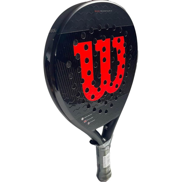Падель ракетка Wilson Pro Staff Elite TX WR069411U, унісекс, чорна, розмір 2 EU