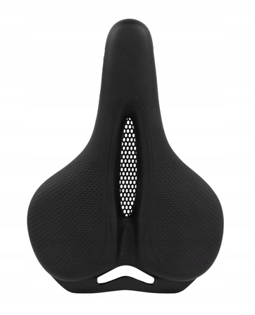 Гелеве велосипедне сідло H-ROCKS MONOLITH — комфортне, чорне, для MTB