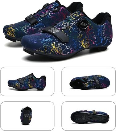 Велотуфлі для чоловіків та жінок SPD/SPD-SL: зручні та дихаючі, для шосе та MTB, Marineblau, 38 EU