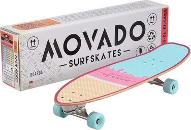 Скейтборд Star Scooter Surf Longboard Cruiser Retro ABEC-11, Candy, для дорослих і дітей