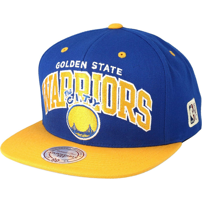 Кепка Mitchell & Ness Team Arch Snapback NBA Golden State Warriors (однак розмір)