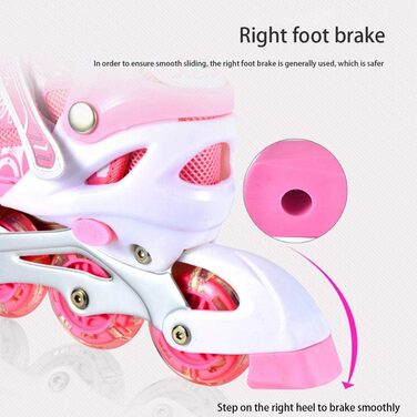 Інлайневі ролики HWGING 2-в-1, регульовані ролики для дітей, підходять для хлопчиків та дівчаток, початківців, жінок та чоловіків