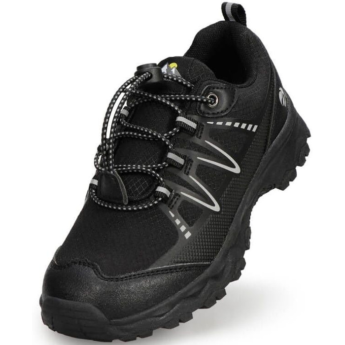 Дитячі трекінгові черевики UOVO, водонепроникні, для бігу та трейлу, чорні, розмір 33 EU