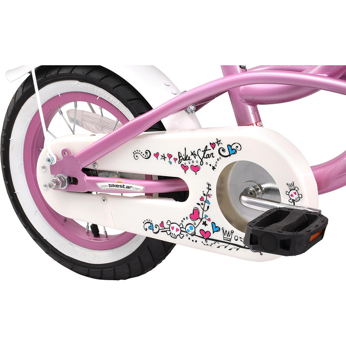 Дитячий велосипед BIKESTAR Cruiser 12 дюймів для дівчаток від 3 років
