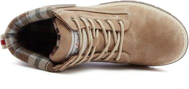 Черевики для туризму та зимові черевики ANJOUFEMME для жінок, водонепроникні та теплі зимові черевики для активного відпочинку, трекінгу та зимового хайкінгу (42 EU, світло-коричневий)