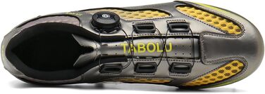 Велосипедні черевики MTB для чоловіків та жінок, сумісні з SPD, унісекс, золоті