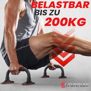 Віджимальні ручки для ефективних тренувань верхньої частини тіла - Віджимні бруски з неслизьким грифом та стабільною конструкцією - Збереження суглобів кистей рук - Тренувальний прилад для чоловіків та жінок - Фітнес вдома Чорний 1