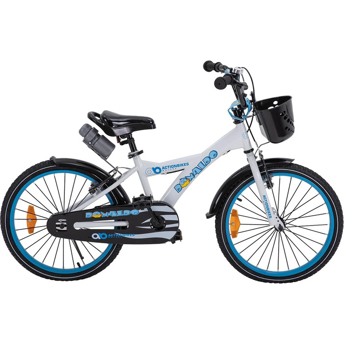 Дитячий велосипед Actionbikes 12/16/20 дюймів, V-гальма, для хлопчиків і дівчаток, з крилами, від 2 до 9 років