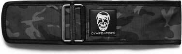 Пояс для важкої атлетики Gymreapers, 4-дюймовий неопрений, з металевою пряжкою, для бодібілдингу, пауерліфтингу, кроссфіту, регульована олімпійська підтримка спини