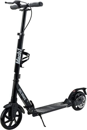 Самокат міський складаний ALU City Roller, великі колеса 145-250 мм, для дорослих і дітей
