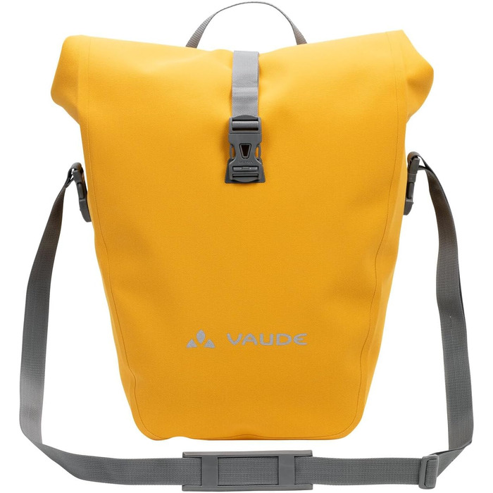 Велосипедні сумки VAUDE Aqua Back Deluxe 2x24л, водонепроникні, жовті, на задній багажник, Німеччина