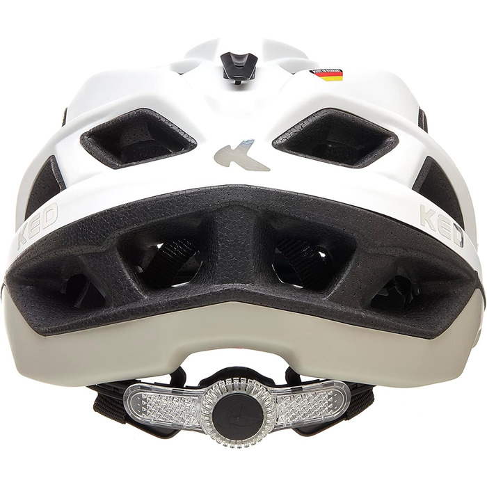 Велосипедний шолом KED Companion MTB, матовий білий, розмір M (52-58 см), 2023