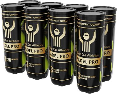 М'ячі для падел-тенісу Great Call Athletics Pro, 3 шт. - професійна якість, для турнірів