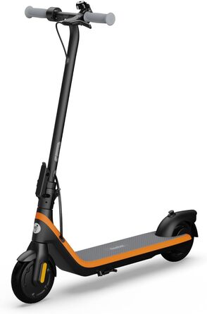Дитячий електросамокат Segway-Ninebot C2 E, для дітей 6-12 років, до 16 км/год, 7-дюймові колеса, LED-підсвітка, складаний, чорний
