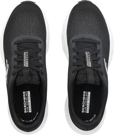 Чоловічі кросівки Skechers Go Walk Glide-Step 2.0 Vic - чорний текстиль з білим кантом (42 EU)