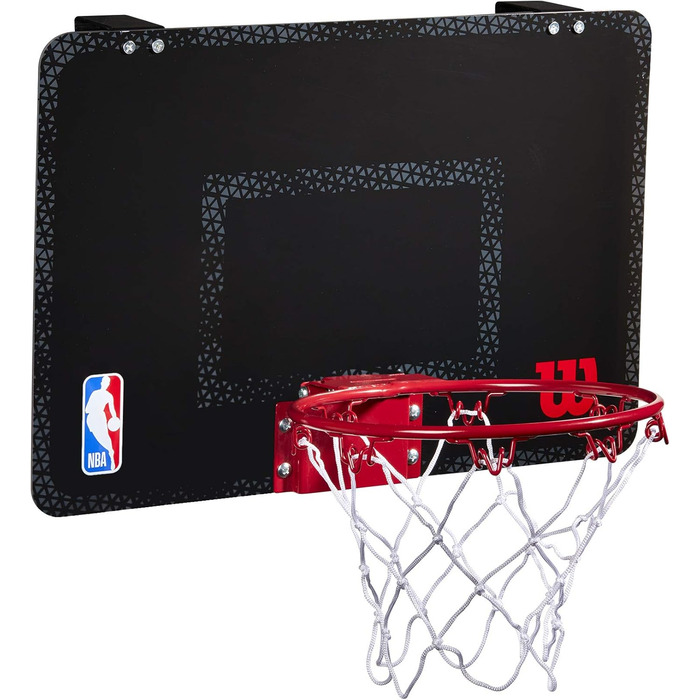 Міні-баскетбольне кільце Wilson NBA для дорослих, чорне, універсальний розмір
