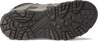 Черевики для ходьби Merrell Moab 3 Mid Wtrpf для хлопчиків (12 Wide Big Kid, Boulder Rot)