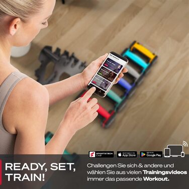 Штанги Sportstech AH100: Набір гантелей 2 шт. 1.5 кг з петлями та функцією віджимань. Німецька якість, для дому, чоловічі та жіночі.