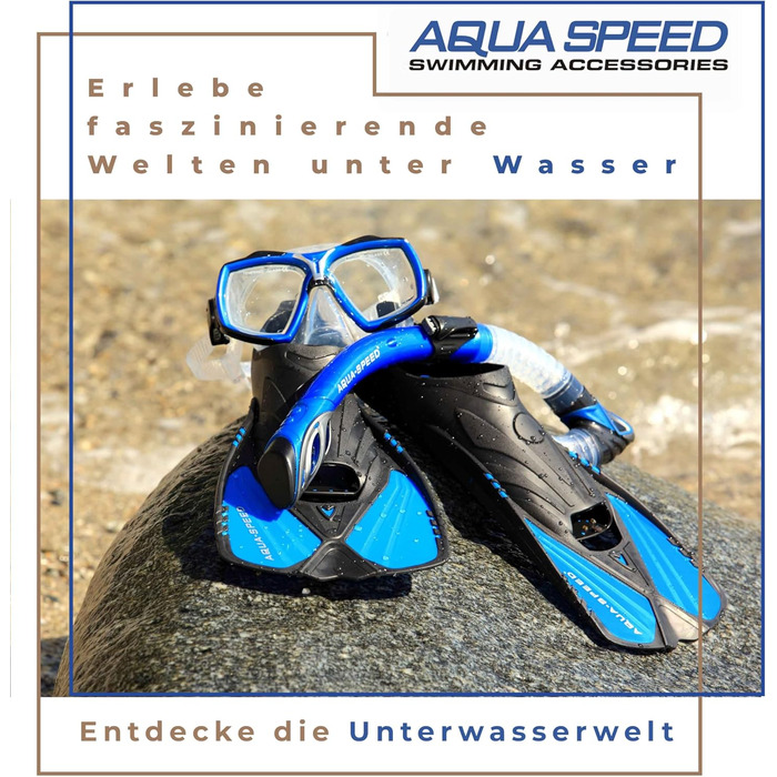 Дайвінг-маска Aqua Speed OPTIC PRO з оптичними лінзами під індивідуальну діоптрійність, для підводного плавання