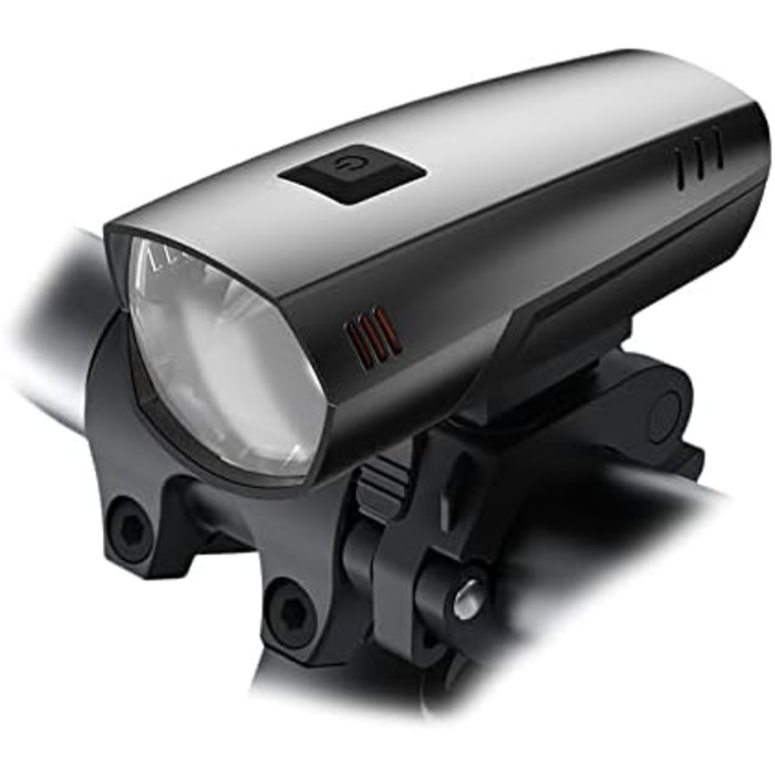 Велофара Windmeile: комплект передньої та задньої велофари з USB, LED OSRAM, 35 Lux, IPX5, сертифікат StVZO, для електровелосипедів та педал-електровелосипедів