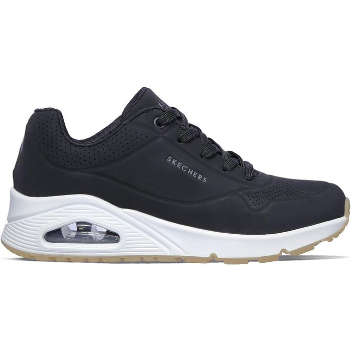 Жіночі кросівки Skechers Uno Stand on Air, чорний штучний замша (Durabuck), розмір 37.5 EU