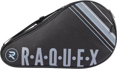 Чохол для падельної ракетки Raquex Enigma, чорний, з м'якою підкладкою, захист для 1 ракетки, подарунок для жінок і чоловіків