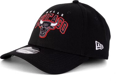 Кепка New Era 9Forty NFL NBA MLB Limited Edition Chicago Bulls чорно-червона, універсальний розмір