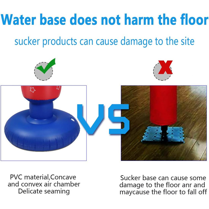 Дитячий боксерський мішок на підставці, 125 см, червоний. Мішок для кікбоксингу, боксерський манекен, іграшки для активного відпочинку, спортивні подарунки для хлопчиків